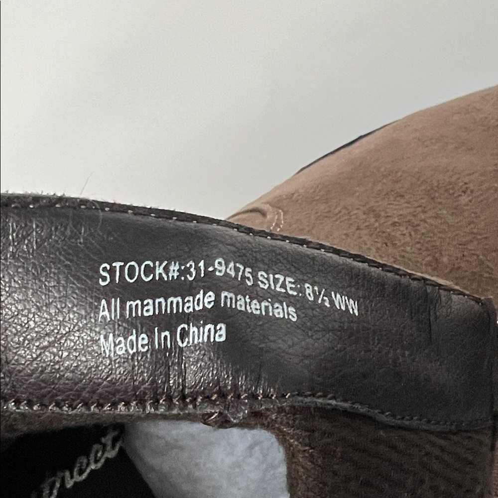 Easy Street Women Buckle Dark Brown Ankle Boots - 8.5W - Picture 9 of 10